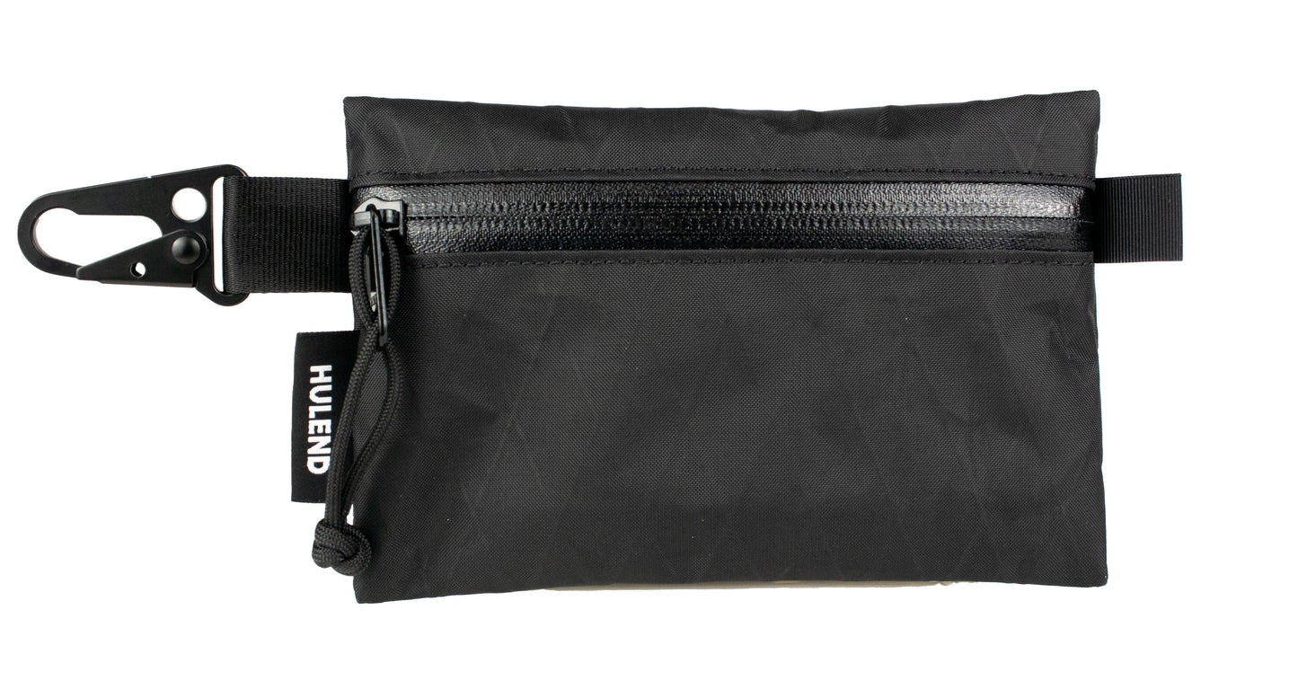 Zip Pouch - Black X-Pac VX21 | Alpaka